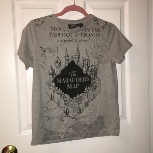 Harry Potter marauders map shirt
